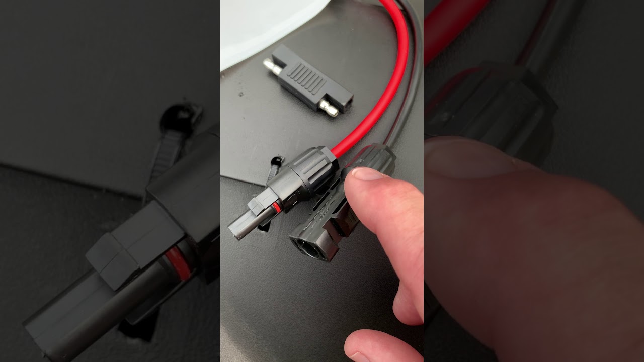 Connecting Renogy MC4 connectors to Rockwood A122 