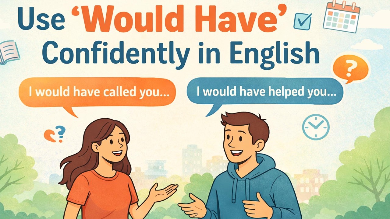 Uses of Would Have + Past Participle in English | English Podcast Conversation