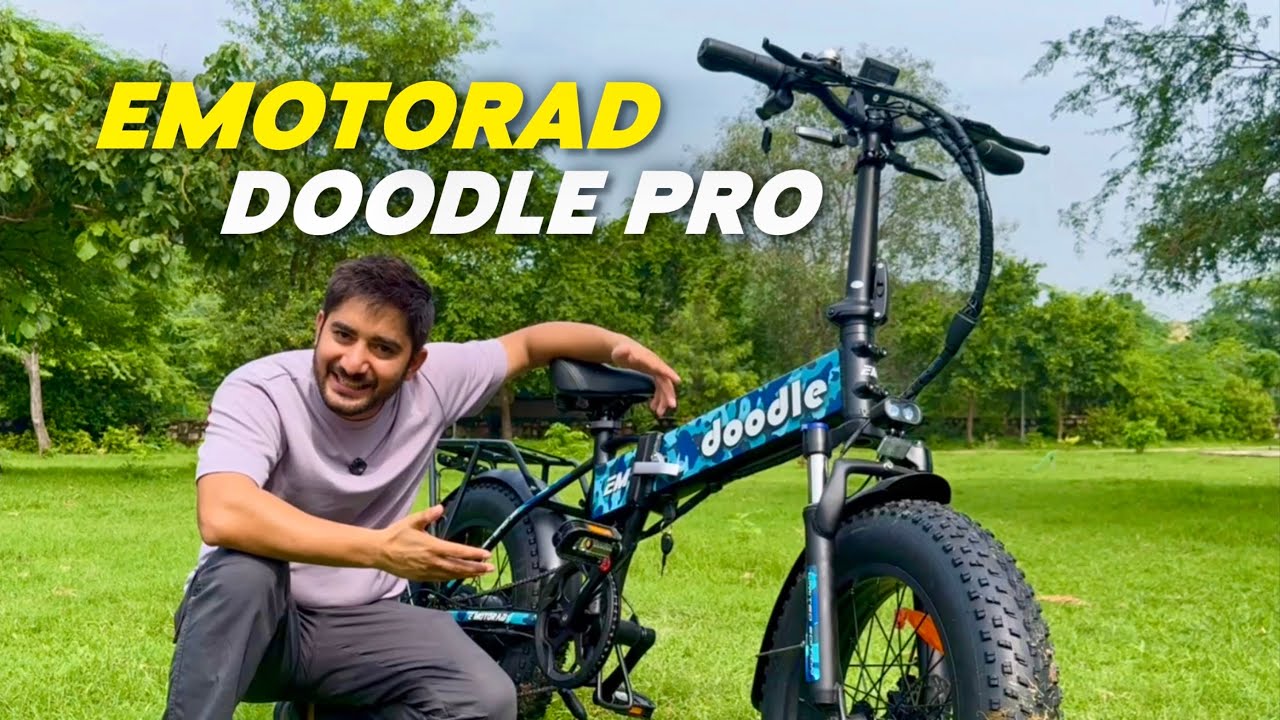 Folding Fat-Tyre E-Bike for City & Adventure || EMotorad Doodle Pro Detailed Review 