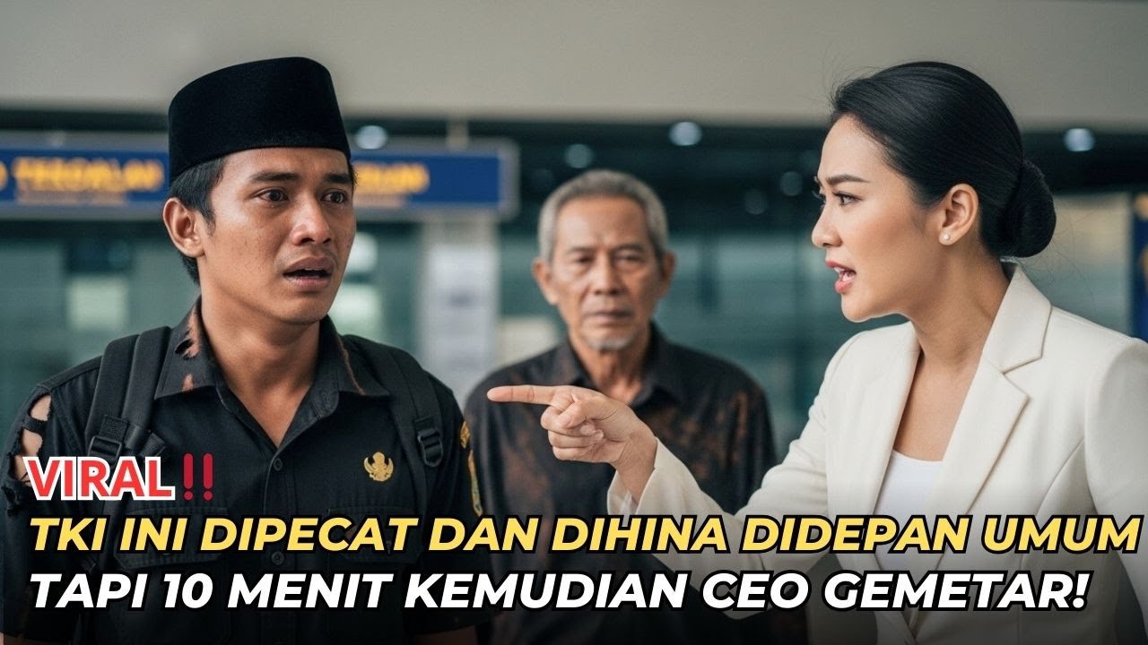 TKI Ini Dipecat Karena Menolong Kakek di Bandara… Tapi 10 Menit Kemudian, CEO Cantik Itu Gemetar!