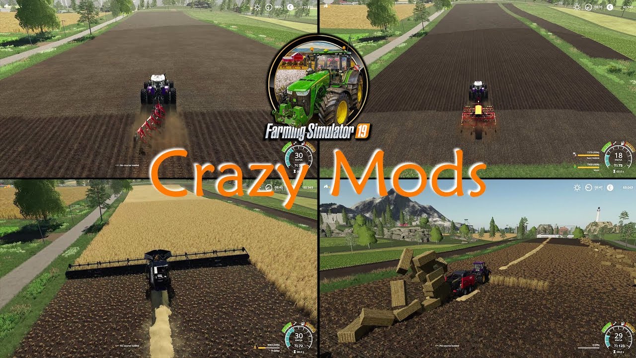 Crazy mods | Farming Simulator 19