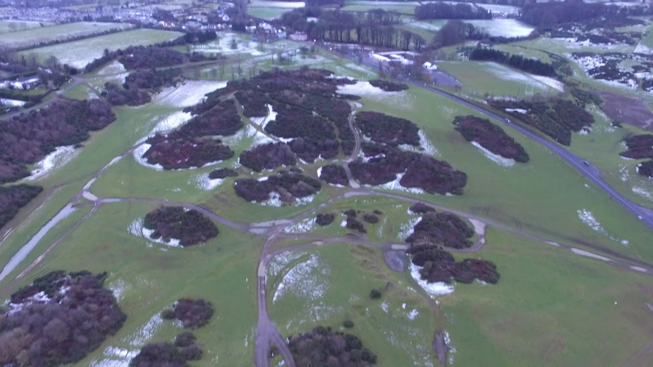 The Curragh of Kildare from the air