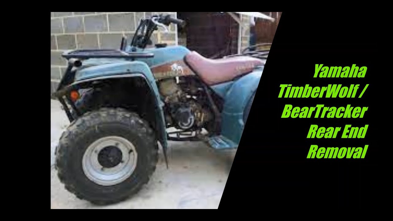 Yamaha Timberwolf Rear End Removal