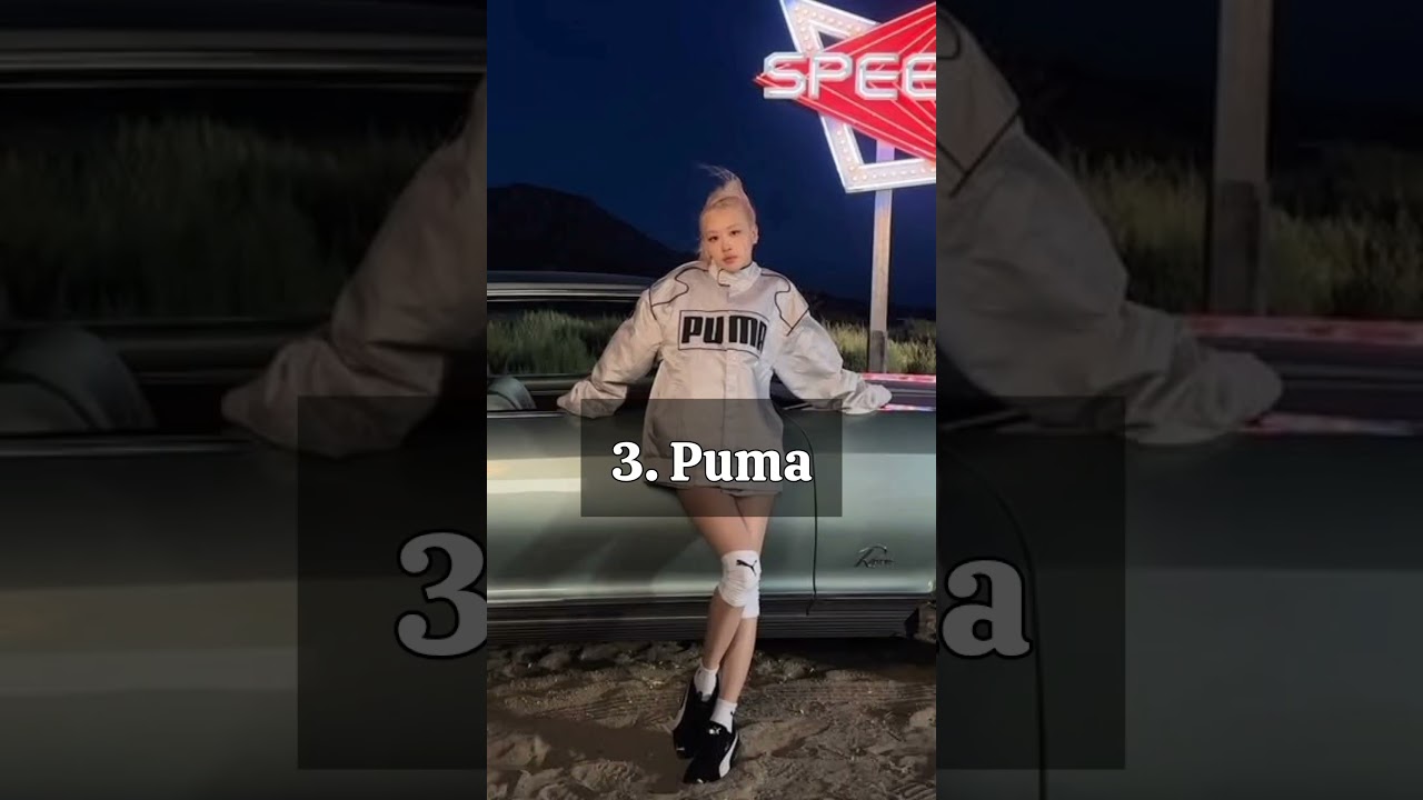 Ros&eacute; is the brand ambassador of these brands #rose #ros&eacute; #blackpink #blink #ysl #puma