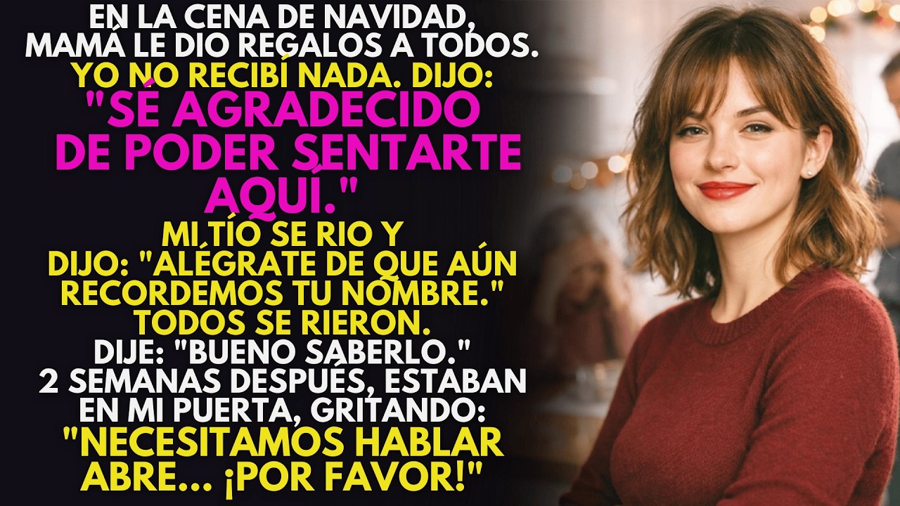 Mi Mamá Les Dio Regalos a Todos Excepto a Mí—Dos Semanas Después, Rogaba en Mi Puerta
