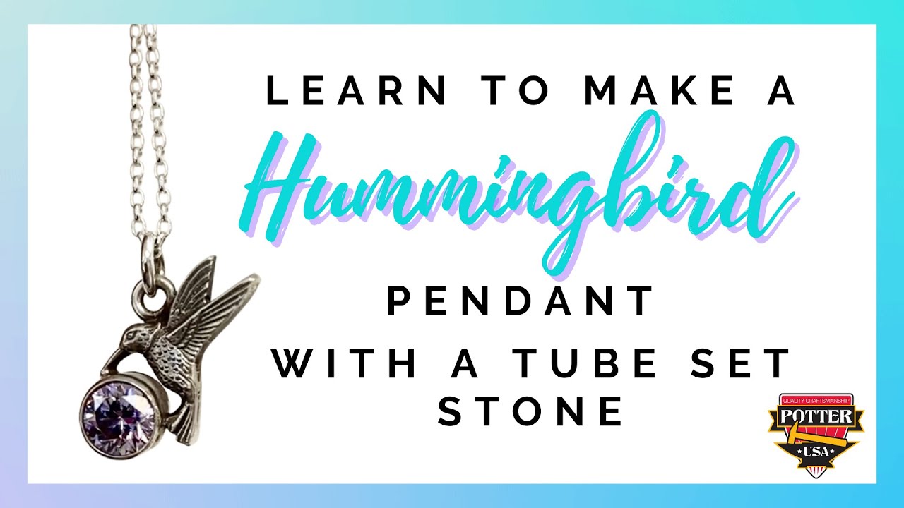 Learn to Make a Pendant with a Tube Set Stone