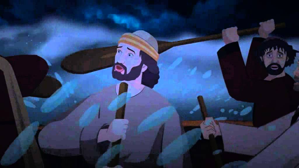 Bible stories for children  - Jesus Walks on water ( English Cartoon Animation )