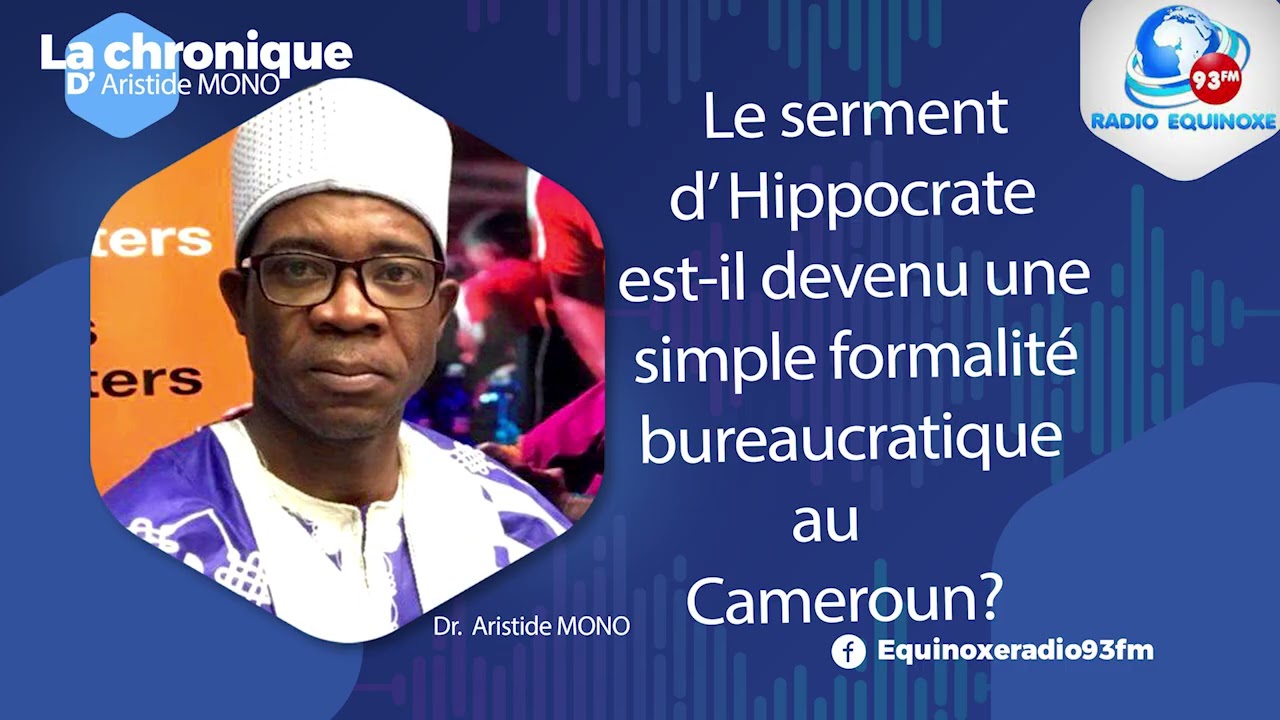 CHRONIQUE ARISTIDE MONO DU VENDREDI 20 FÉVRIER 2026 - EQUINOXE TV