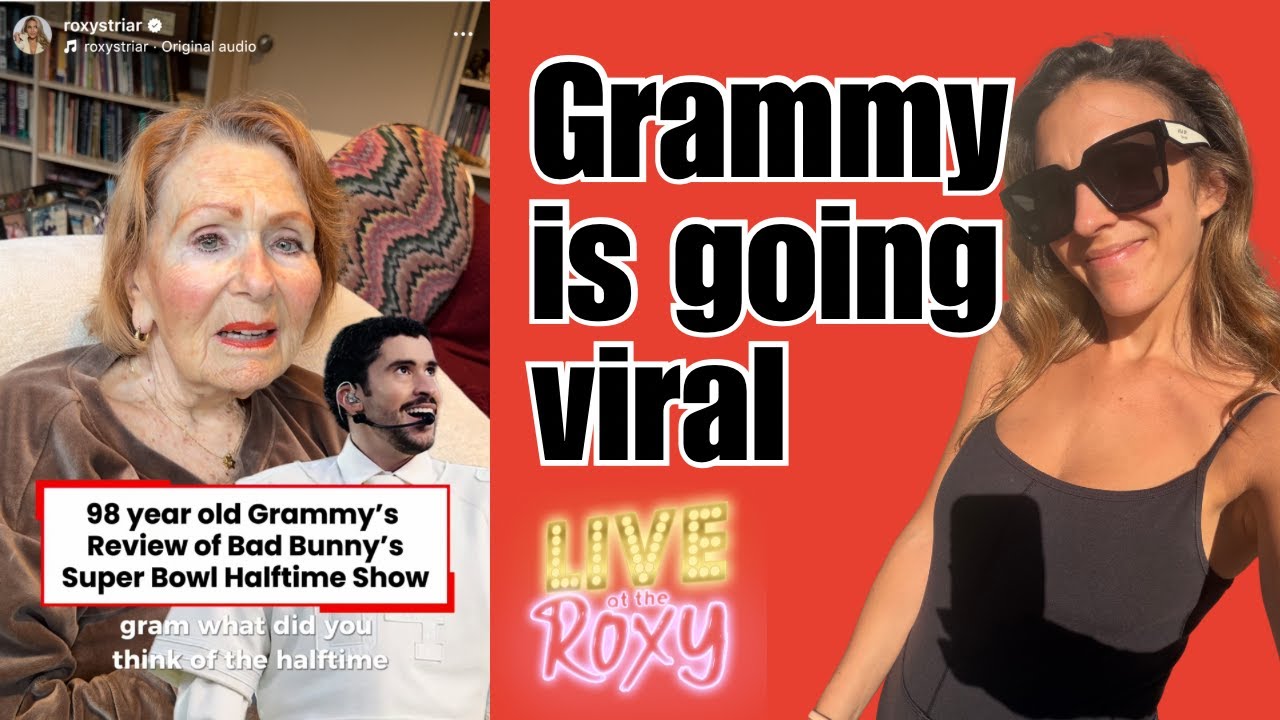 Grammy is going viral for liking Bad Bunny + Super Bowl controversy continues 📱