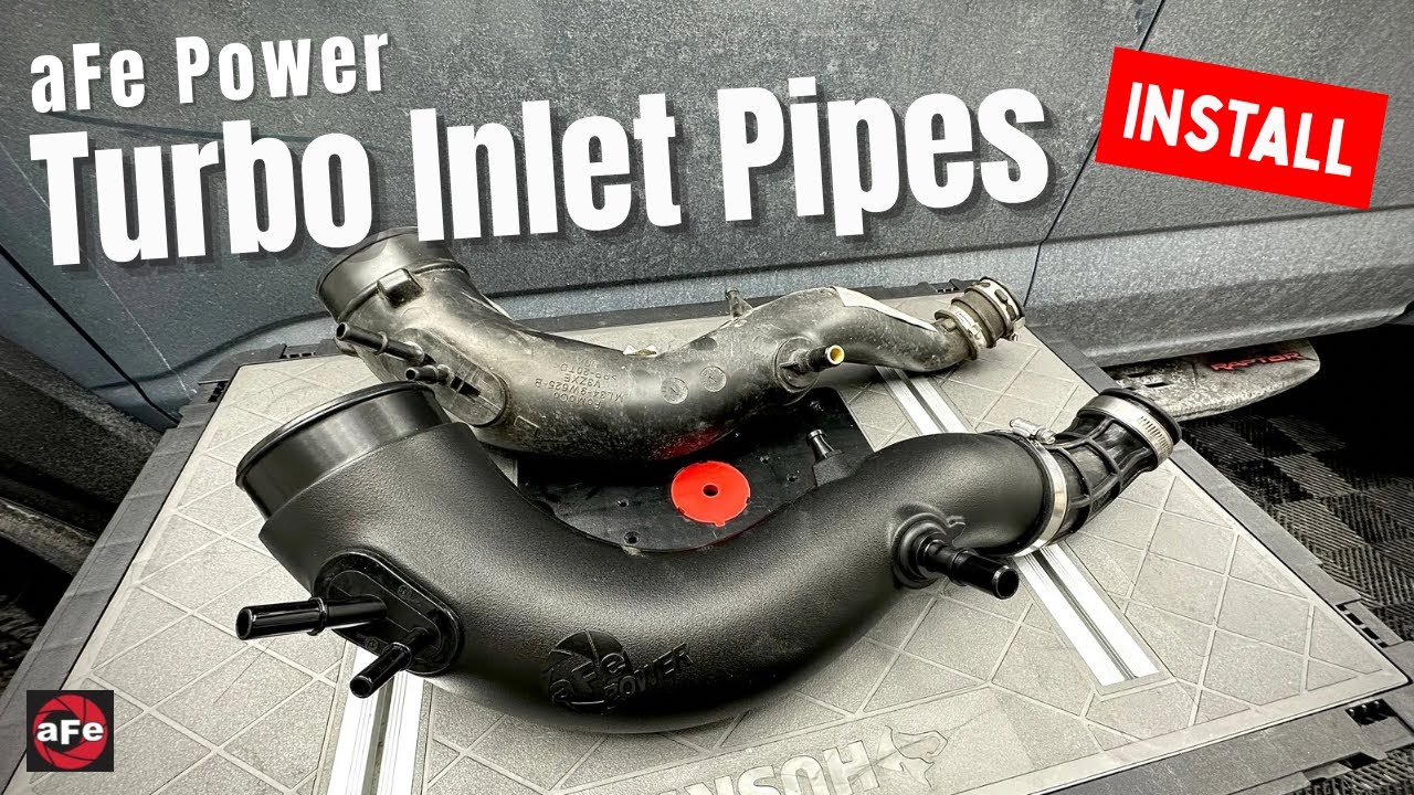 How to install an aFe POWER Turbo Inlet Pipes on a Gen 3 Raptor!  @aFePower1 