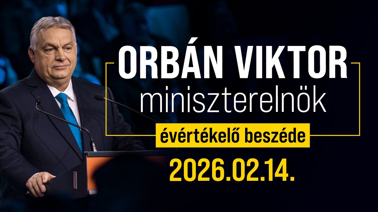 Orbán Viktor évértékelő beszéde, élőben: