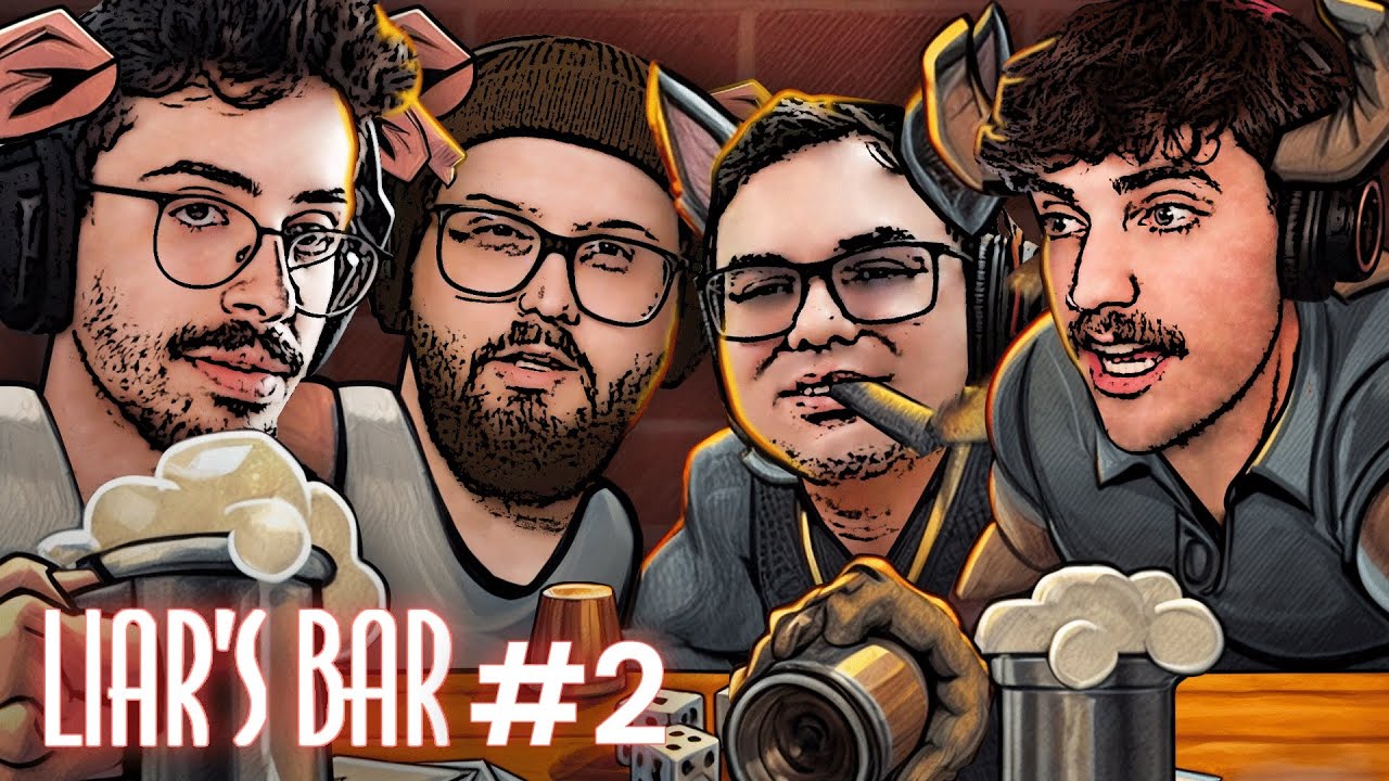 ATÉ QUE SOU BOM MENTIROSO | Liar’s Bars com amigos #2