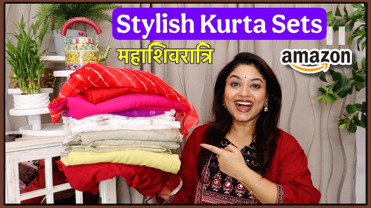 महाशिवरात्रि Amazon kurta pant haul must have #haul shop with Vaishali Mitra 
