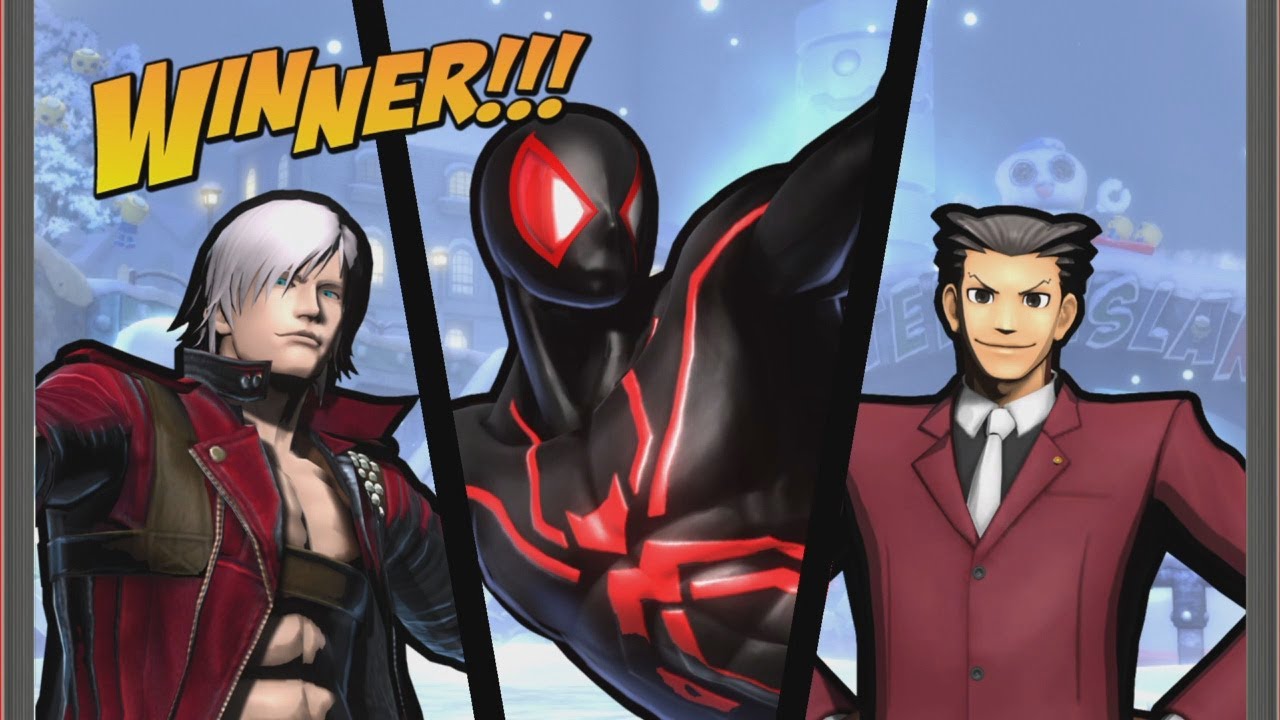 UMVC3 - PHOENIX WRIGHT/DANTE/SPIDER-MAN ONLINE!