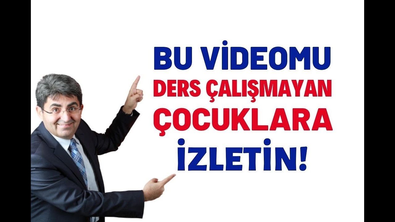 BU VİDEOMU DERS ÇALIŞMAYAN ÇOCUKLARA İZLETİN! | Canten Kaya
