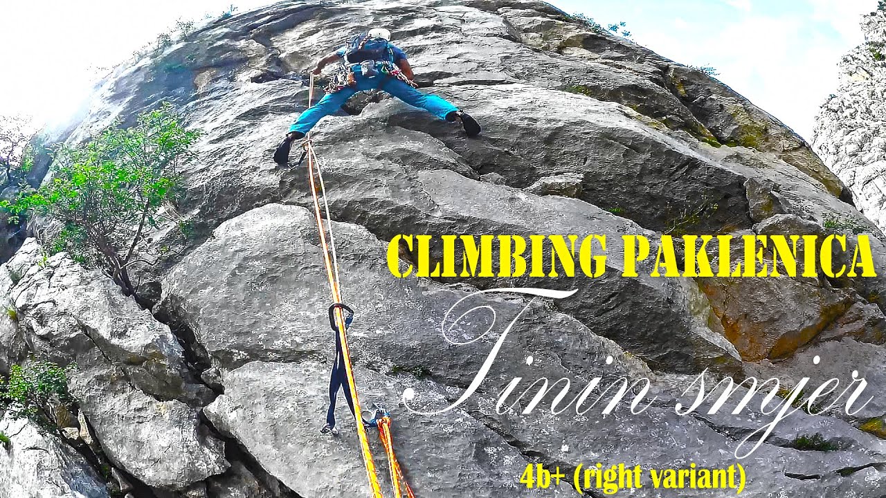 CLIMBING PAKLENICA Tinin smjer 4b+ 110m  (right variant)