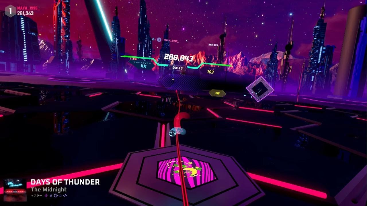 Synth Riders_DAYS OF THUNDER (The Midnight) 2-X SPIN WILD 360＋ MASTER