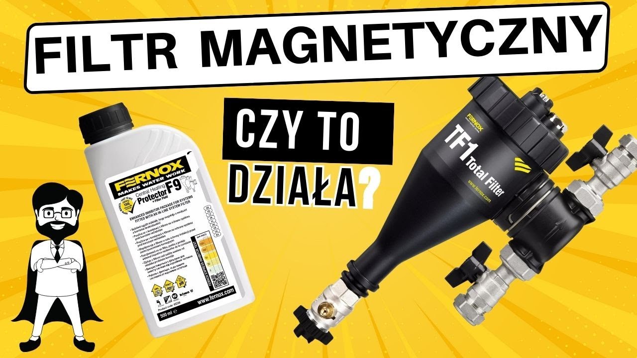 Магнитный сепаратор Fernox TF1 Inhibitor. Фильтр центрального отопления