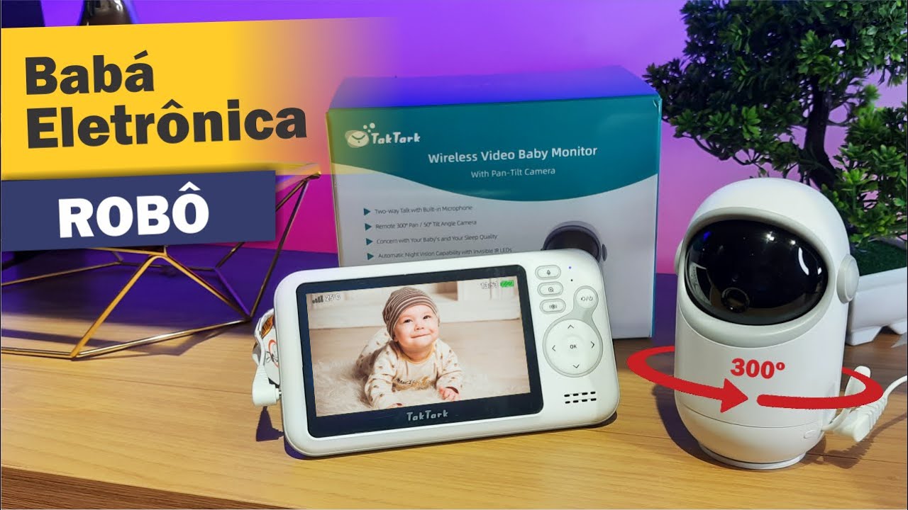A melhor Babá Eletrônica Tak Tark BM812 Como funciona, Manual em vídeo