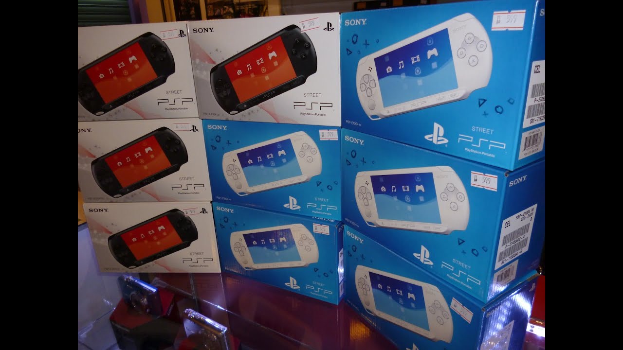 unboxing white PSP E1000 2016