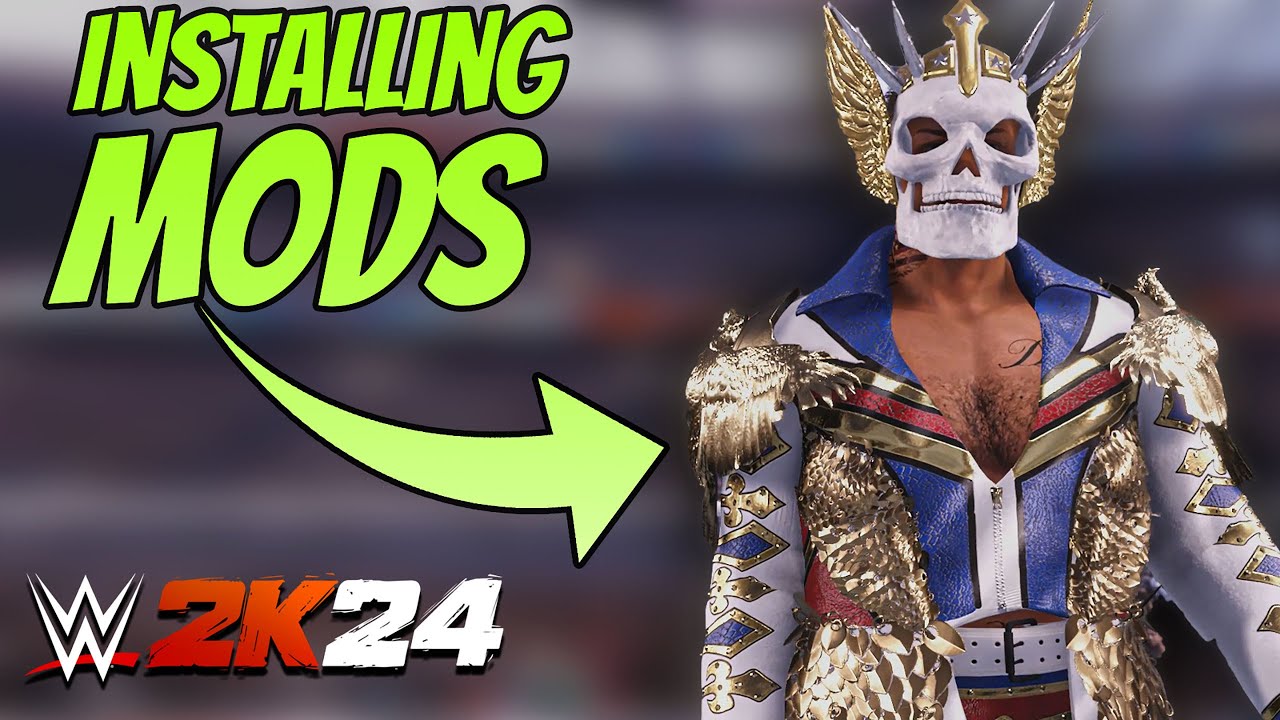 Install Mods In WWE 2K24 #wwe2k24