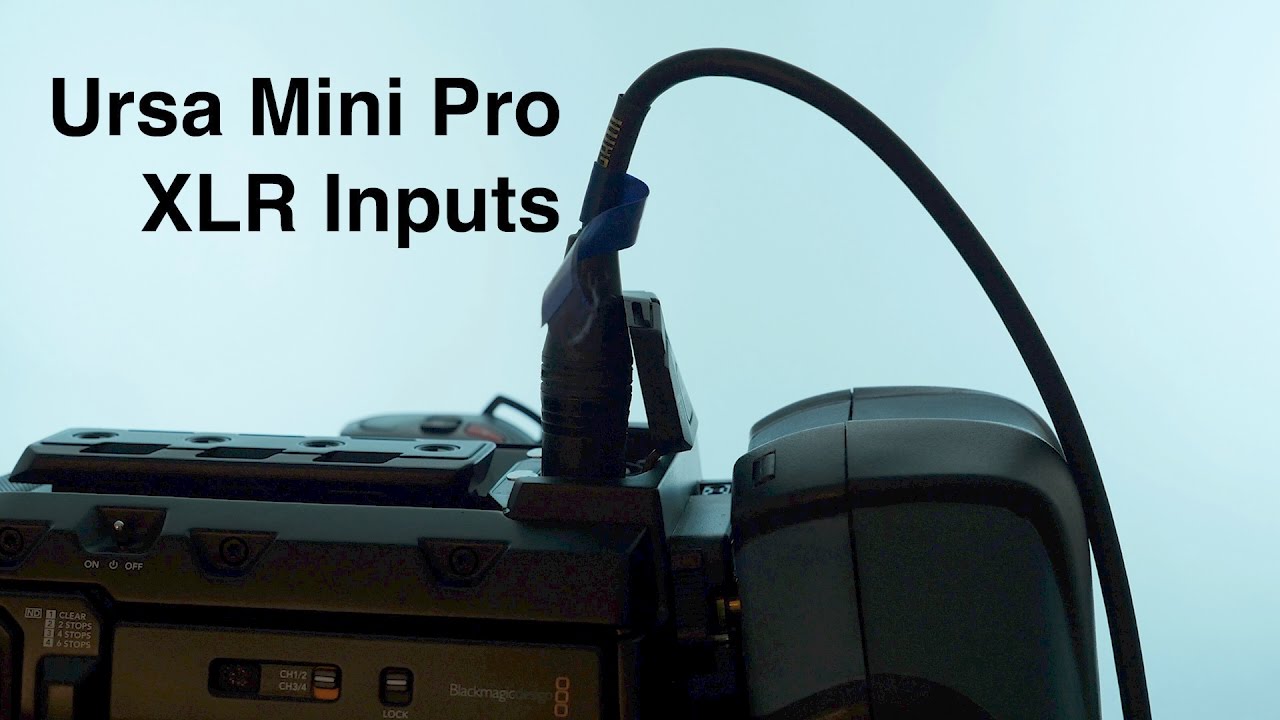 Ursa Mini Pro XLR Inputs & Sound Features