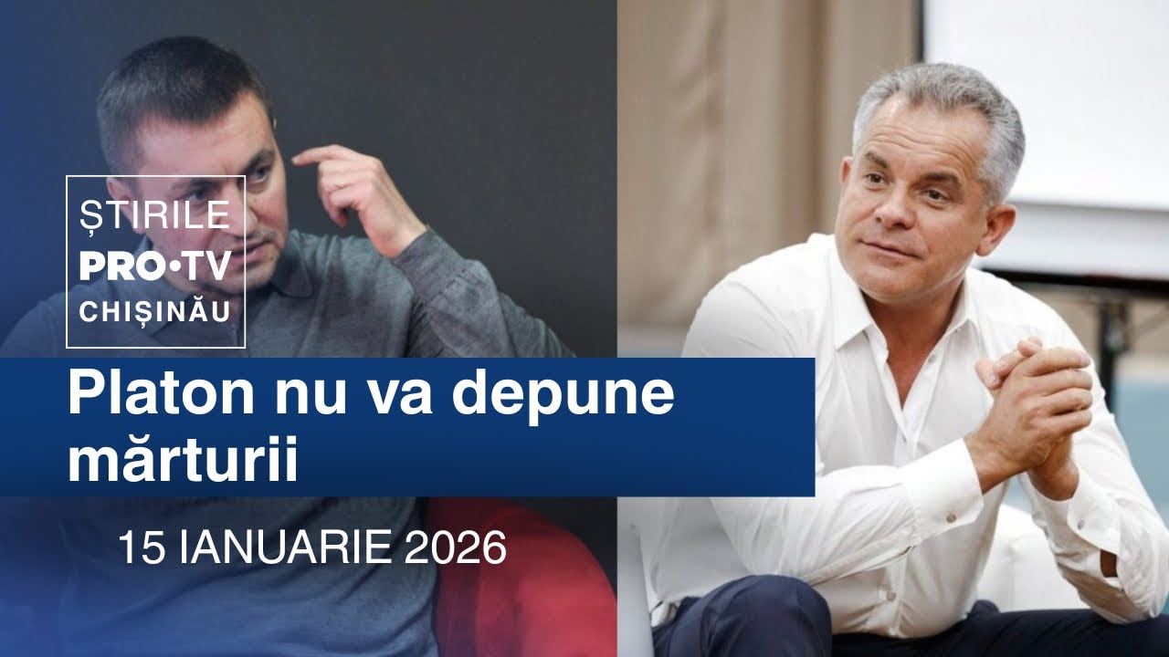 Știrile PRO TV (ORA 17:00) | PLATON NU VA DEPUNE MĂRTURII