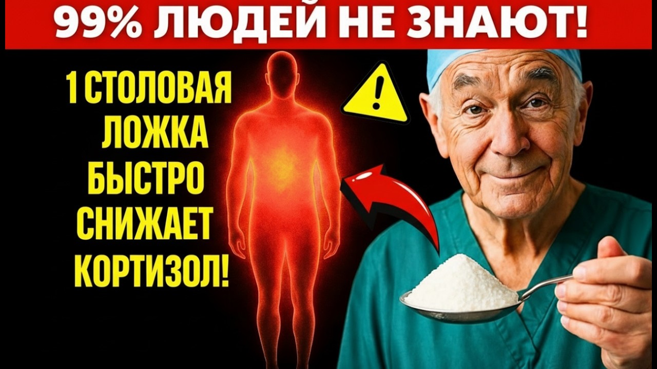 Всегда просыпаетесь ночью  — 1 столовая ложка быстро снижает кортизол, чтобы снова заснуть   Советы