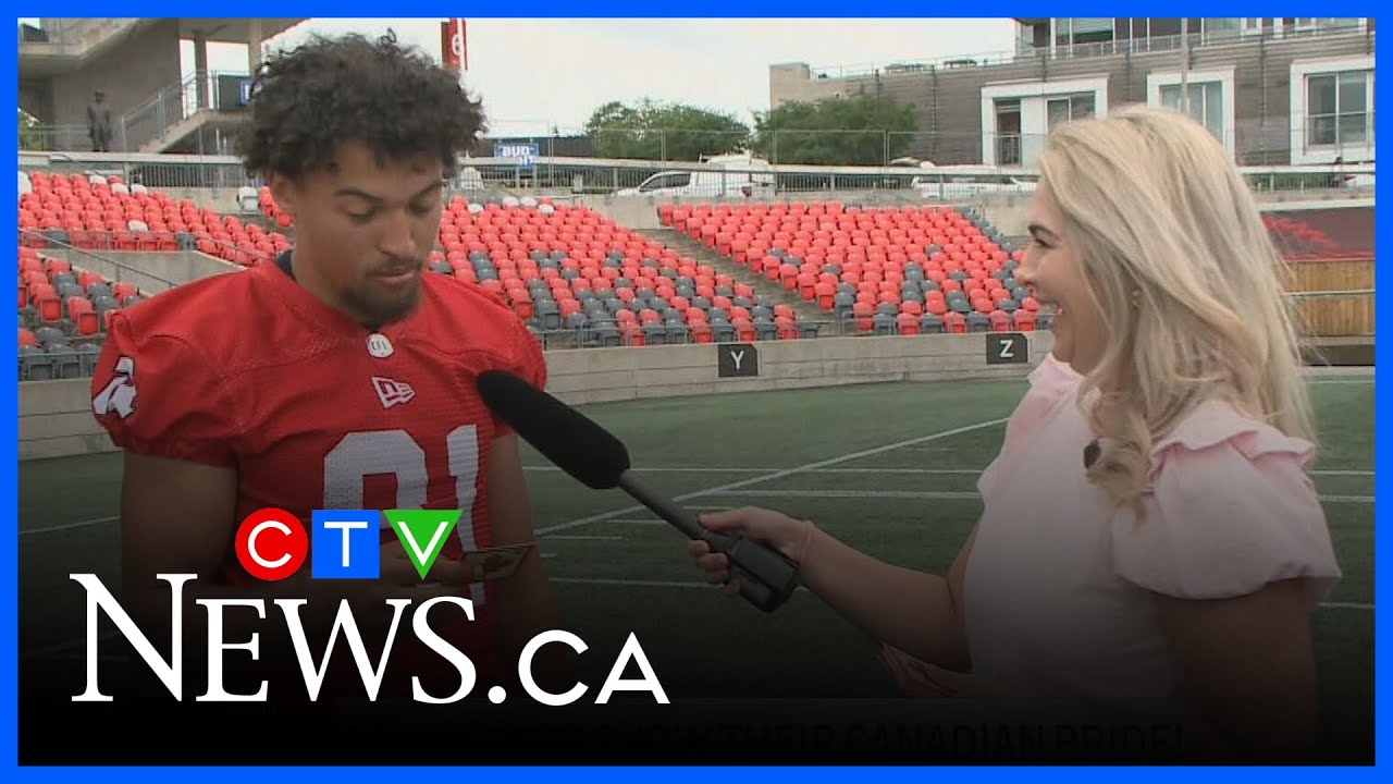 REDBLACKS show their Canadian pride!