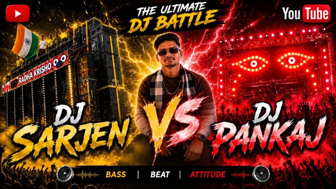 DJ sarzen vs DJ Pankaj bigg competition Khatarnak wala crowd Motto Mela 2026 😱🫨🤯