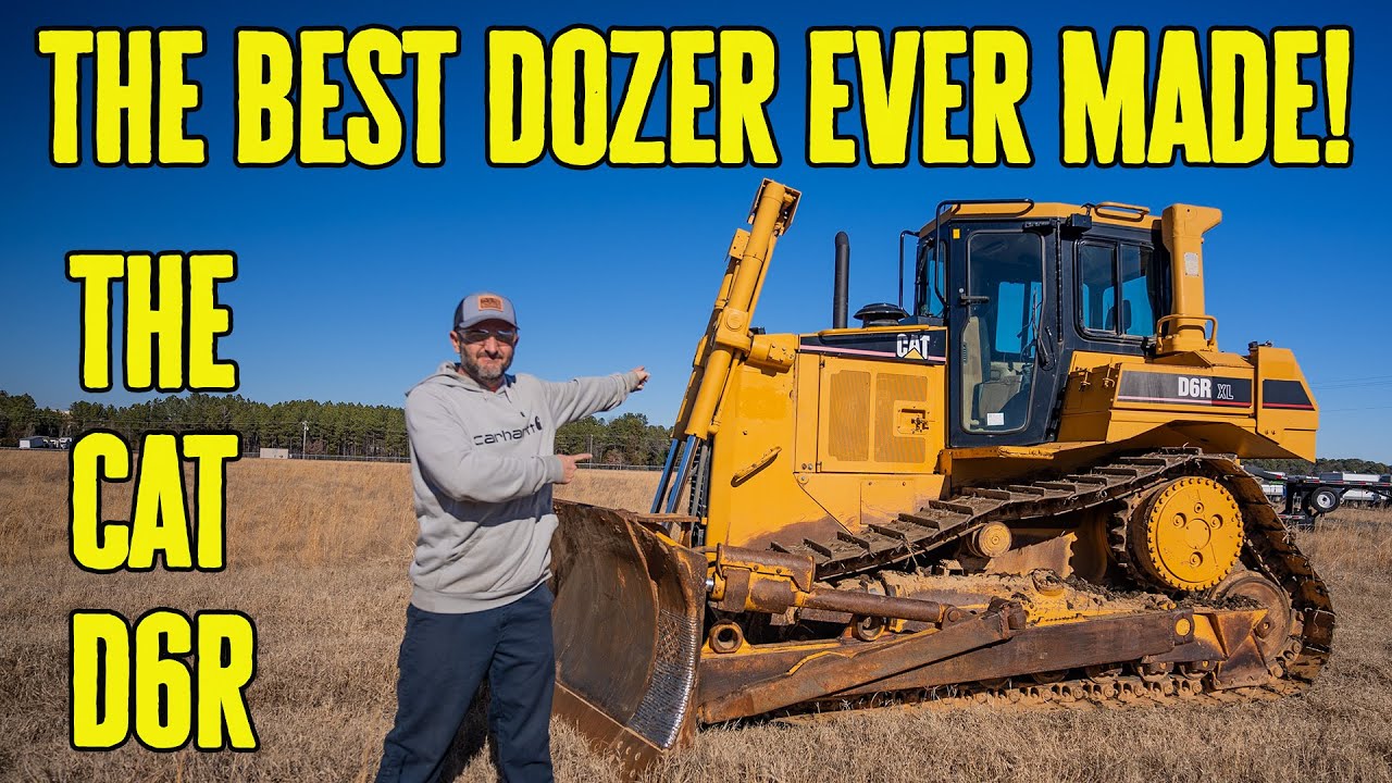 Лучший бульдозер всех времен. CAT D6R