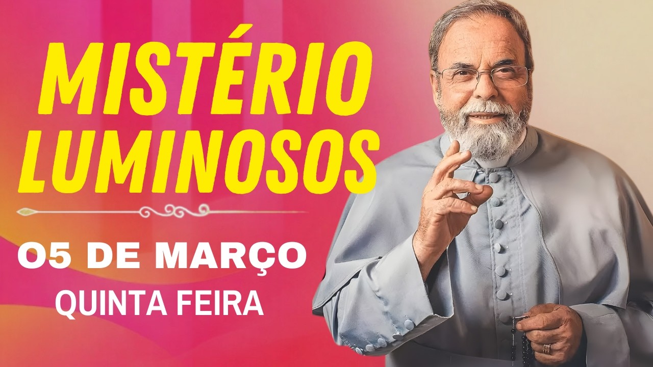 TERÇO DE APARECIDA COM PE. ANTONIO MARIA – 05 DE MARÇO DE 2026 | MISTÉRIOS GLORIOSOS