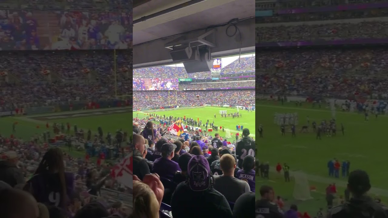Ravens M&T Bank Stadium- view from Section 121, Row 41, Seat 4
