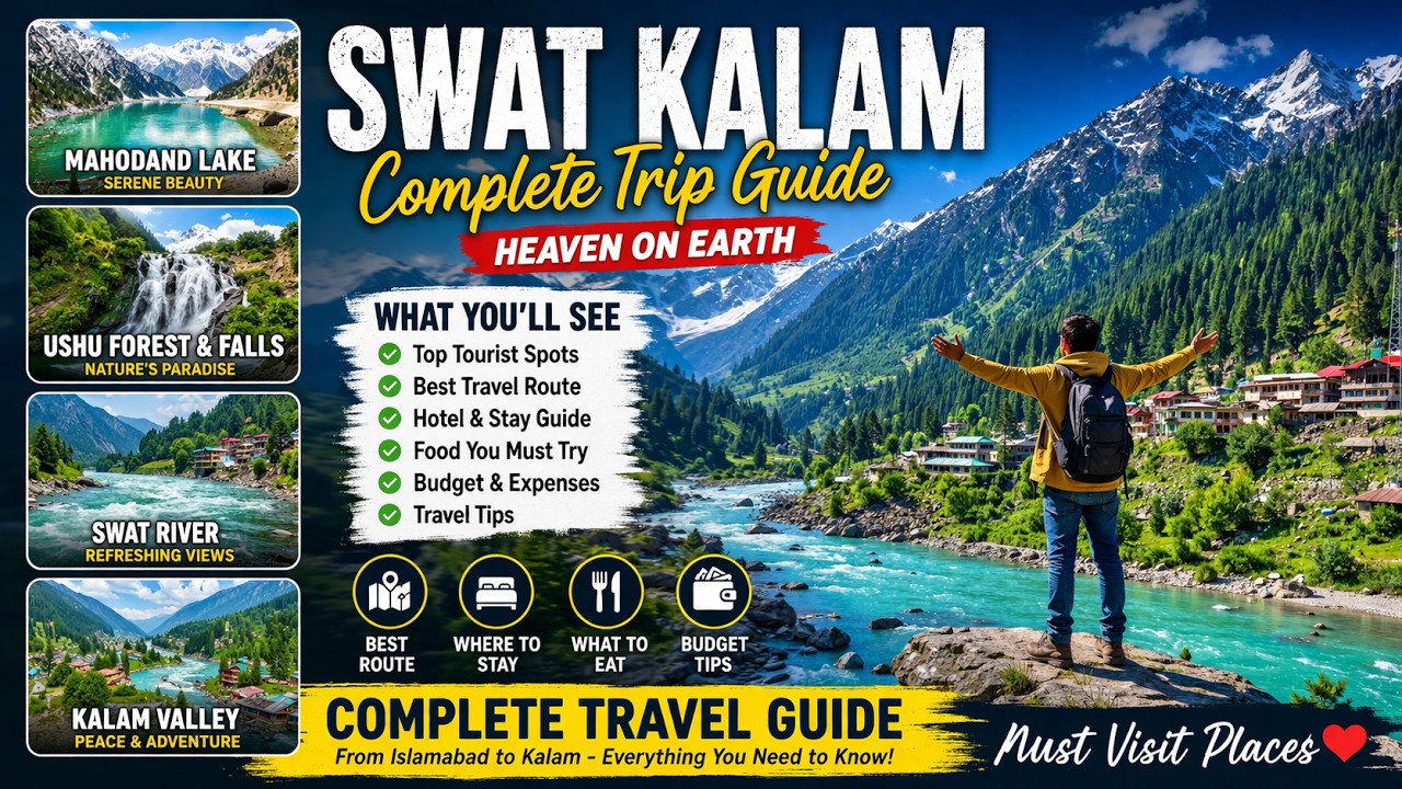 Swat Kalam Trip 🇵🇰 | swat kalam complete guide | swat kalam tourism | places to visit in swat kalam