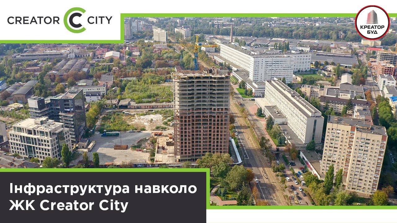 Інфраструктура навколо ЖК Creator City