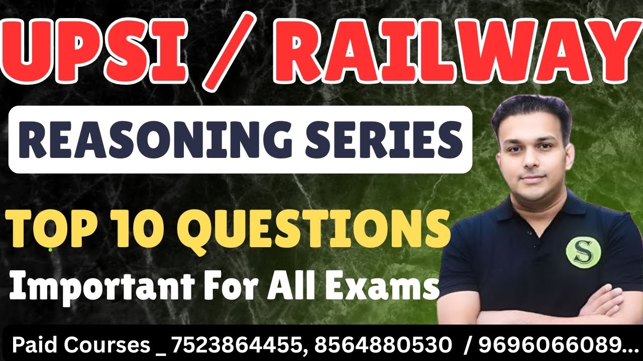 UP SI 2025 Complete Reasoning Free Best Study Material Gyan Sir UP Police Constable UPSI UPSSSC SSC 