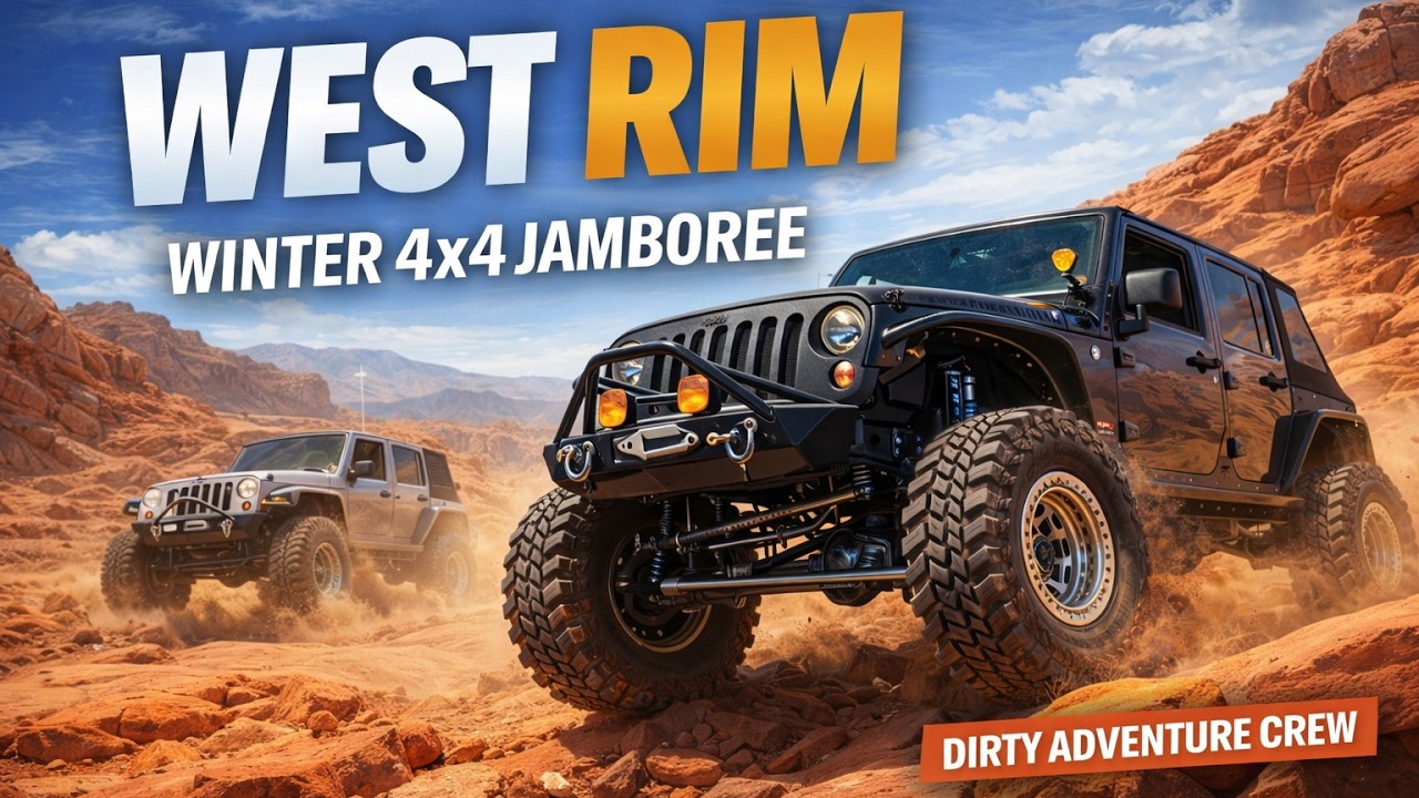 West Rim Trail Run | Winter 4x4 Jamboree | Dirty Adventure Crew (Dirty Chuckwalla)