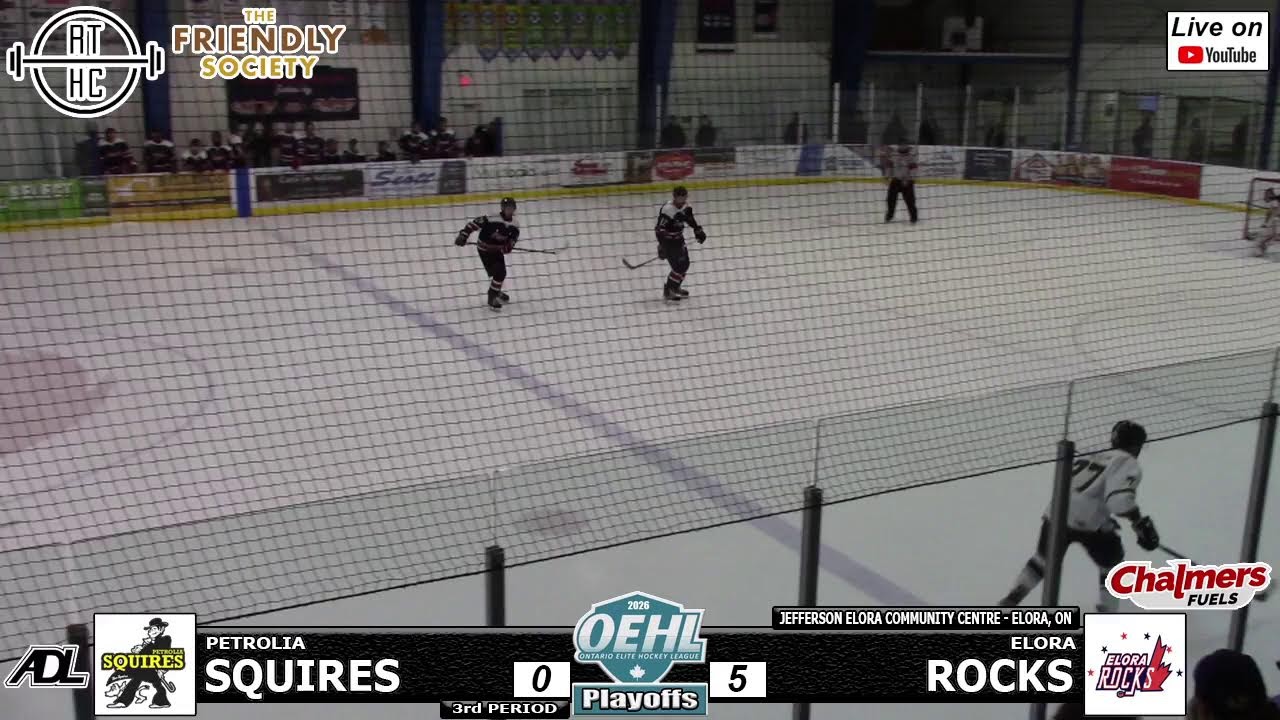 Petrolia Squires vs Elora Rocks