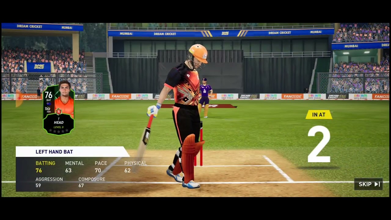 ✅Title:Kolkata knight riders VS sunrisers Hyderabad l 2026 l 35st T20 MATCH l Dream cricket 25 MATCH