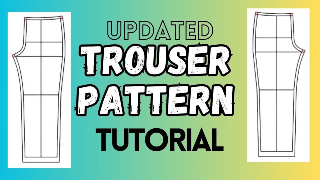 How to draft a pant block (Updated tutorial)