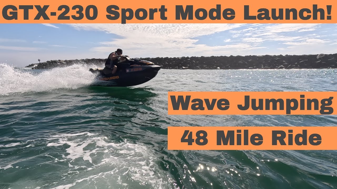 Sea-Doo GTX-230 SPORT MODE-LAUNCH!  @Seadoo