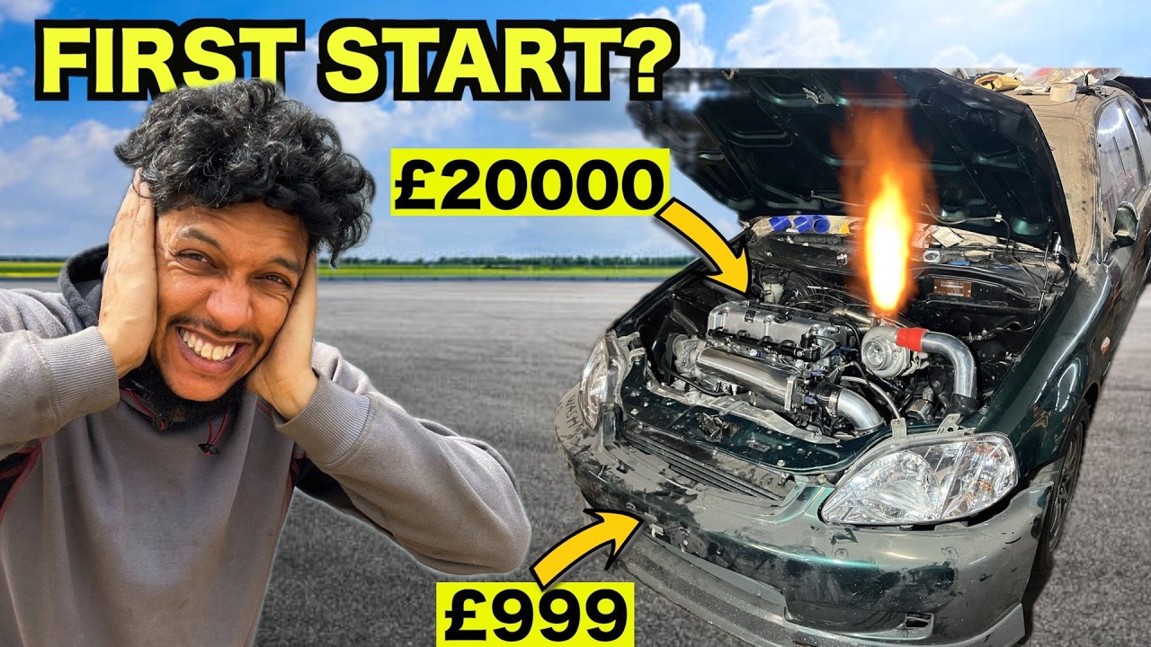 INSTALLING A &pound;20000 ENGINE IN A &pound;1000 HONDA CIVIC PT2