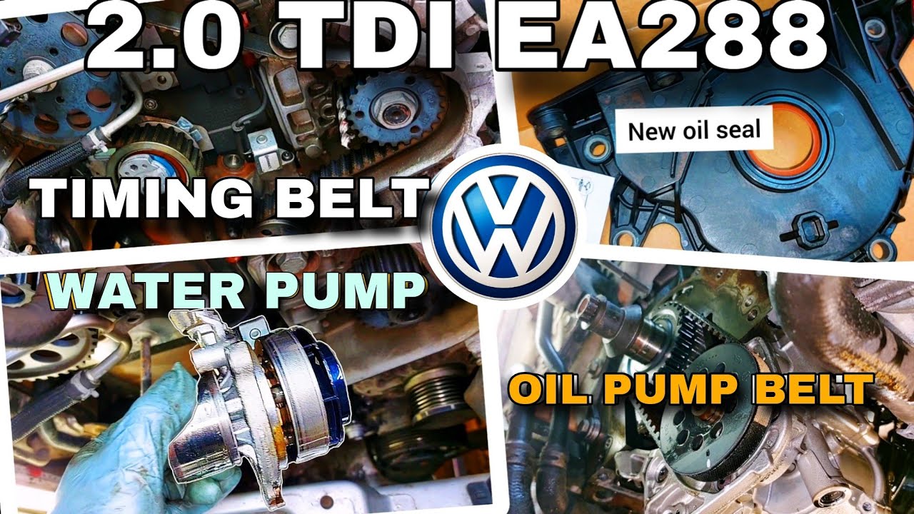 1.6 tdi ea288 oil pump belt replacement