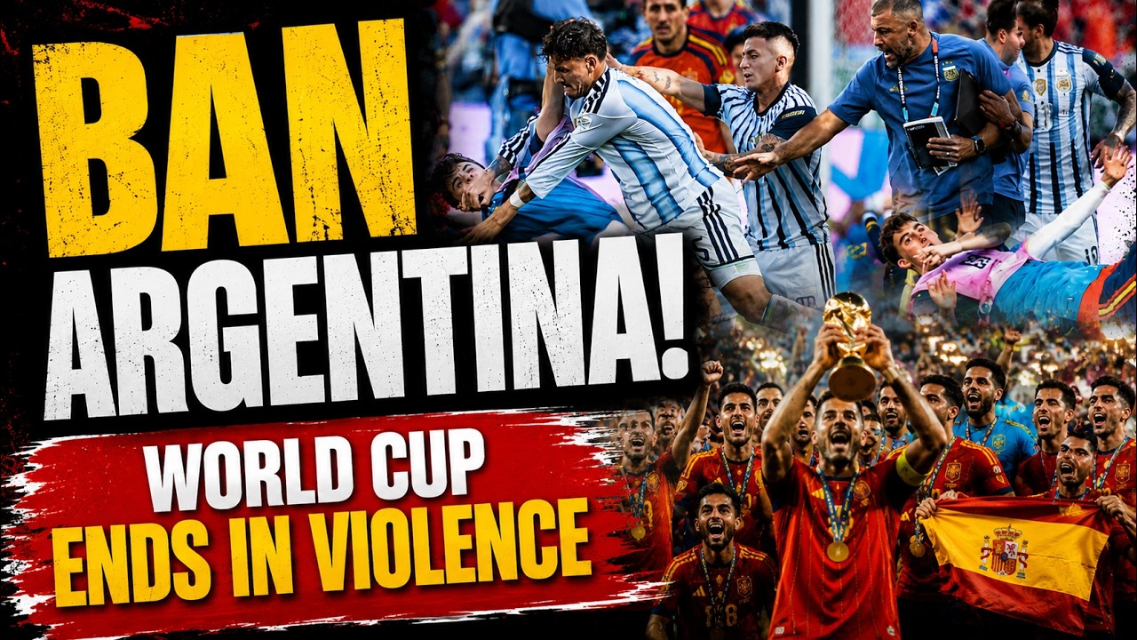 Ban Argentina Trends After Spain's FIFA World Cup 2026 Triumph Turns Violent | Football News