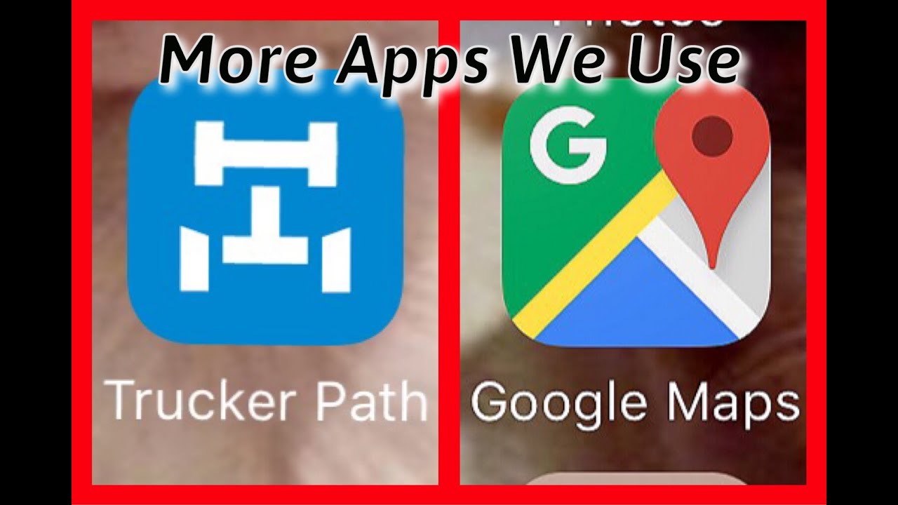 Приложения Google Maps и Trucker Path