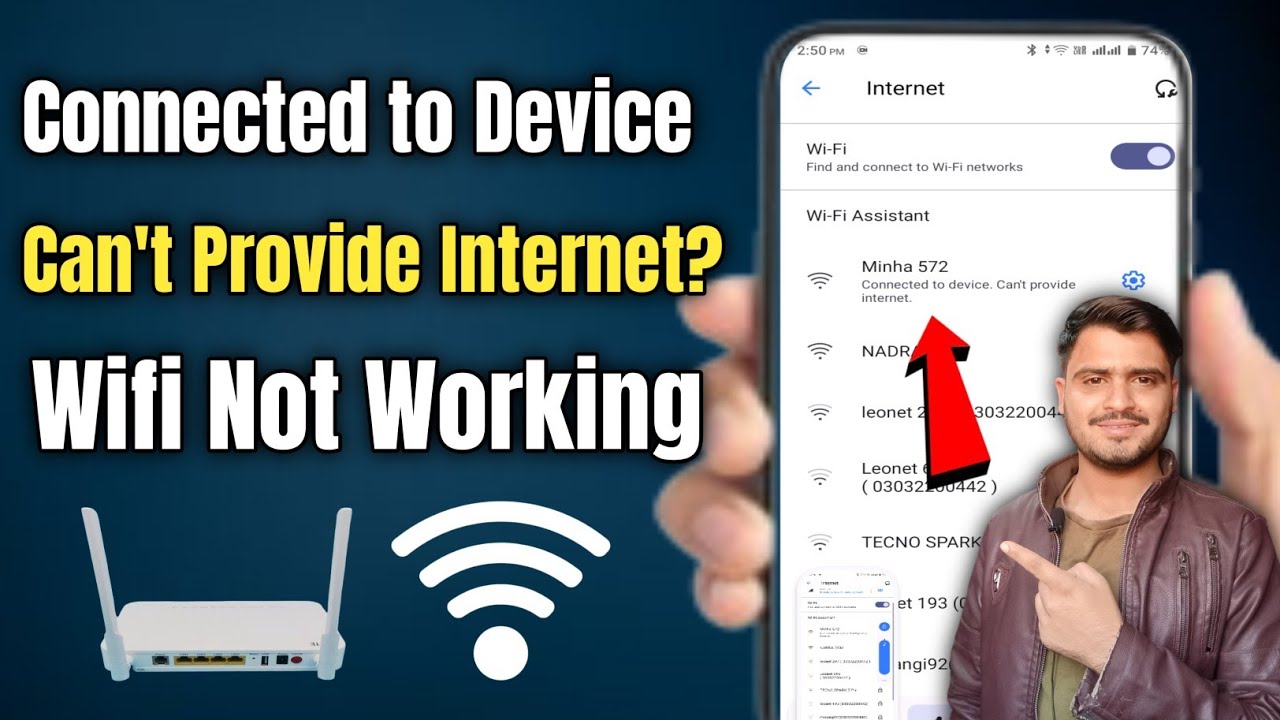 ✅ Connected to Device Can't Provide Internet? | Wifi Not Working 