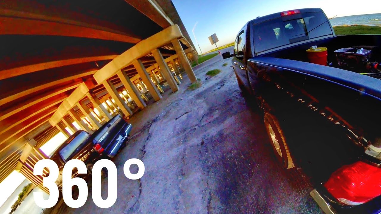 360° Video | Driving Under A Bridge