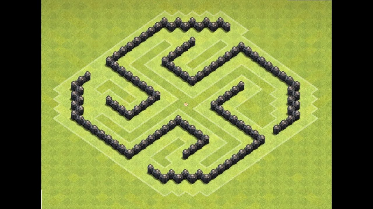 Diseño de aldea Hibrida Anti Gigantes ayuntamiento nivel 6 con 2 antiaereos