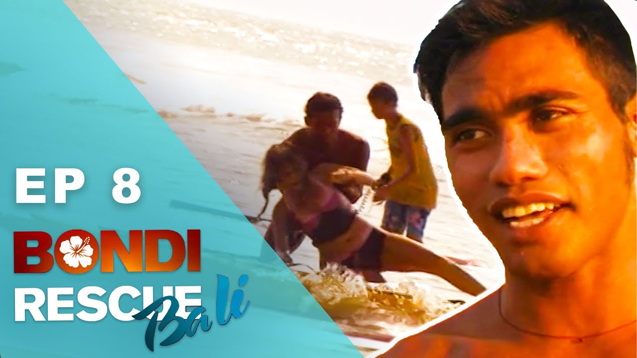 Husband Pushes Wife Underwater During Rescue | Bondi Rescue: Bali - Episode 8 (FULL Episode)