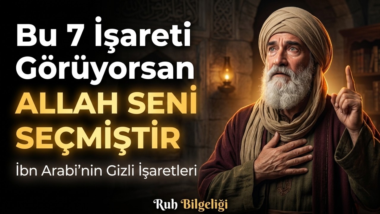 Bu 7 İşareti Görüyorsan ALLAH Seni Seçmiş Demektir mi? | İbn Arabi (İŞARET)